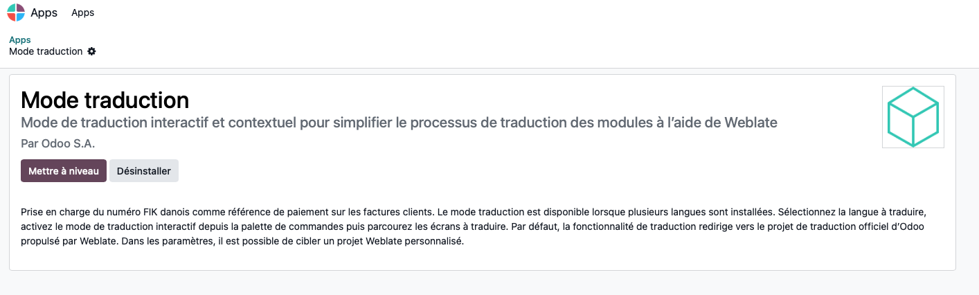 Tuto Odoo 19 intégrateur Belgique Burniaux Consulting