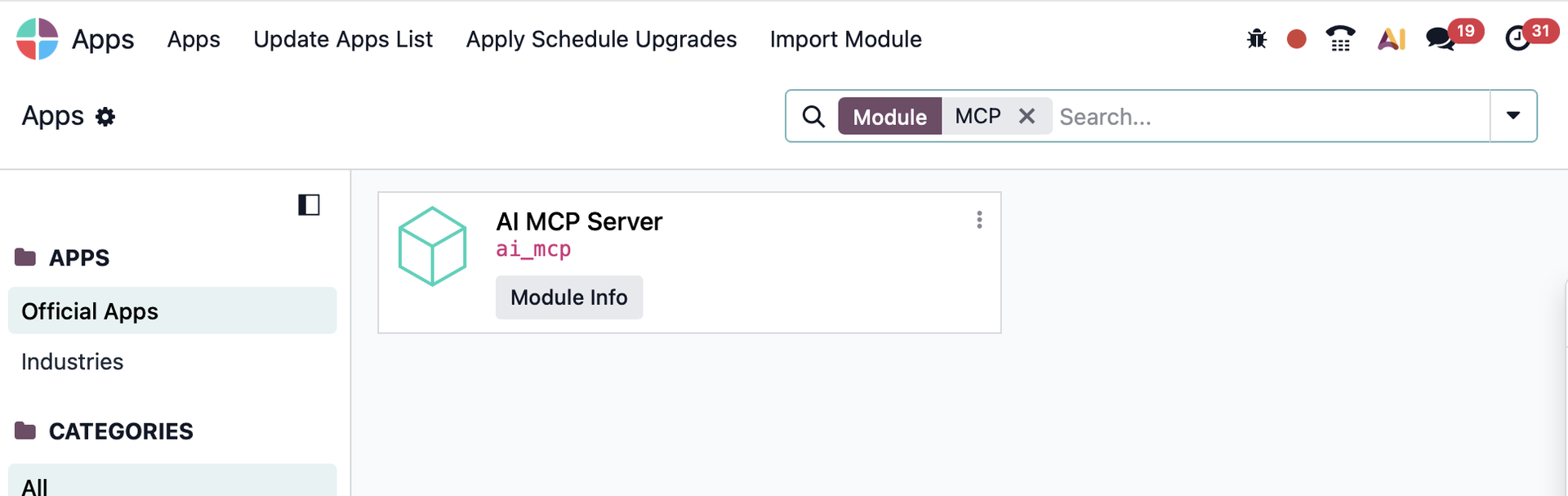 Tuto Odoo MCP et IA externe