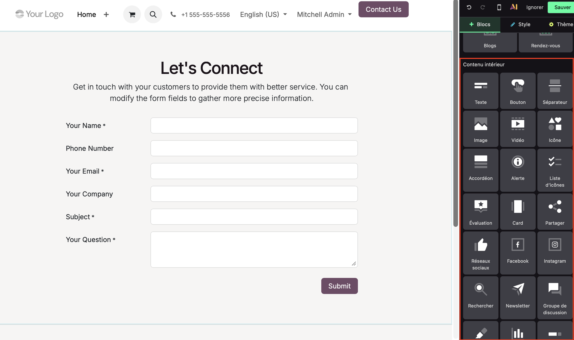 TUTO ODOO 19 SITE WEB BURNIAUX CONSULTING