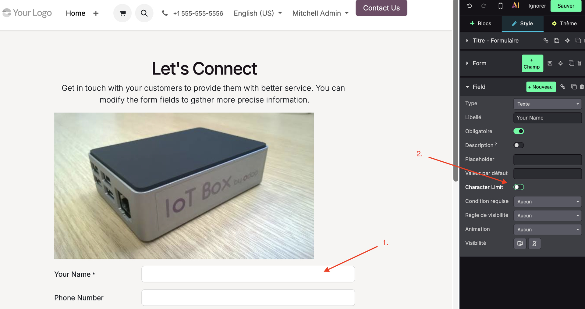 TUTO ODOO 19 SITE WEB BURNIAUX CONSULTING