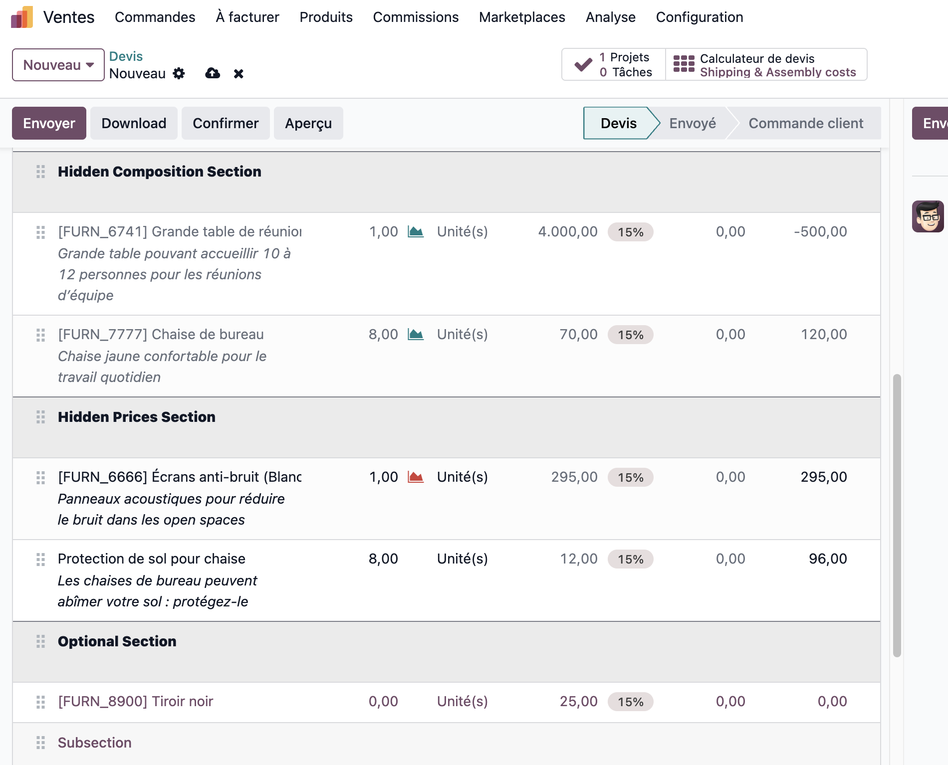 Nouveautés Odoo Burniaux Consulting